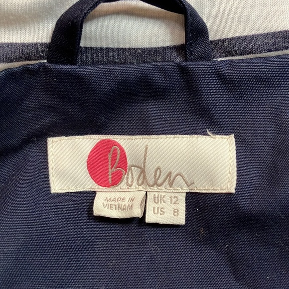 Boden navy cotton toggle jacket - Picture 5 of 9